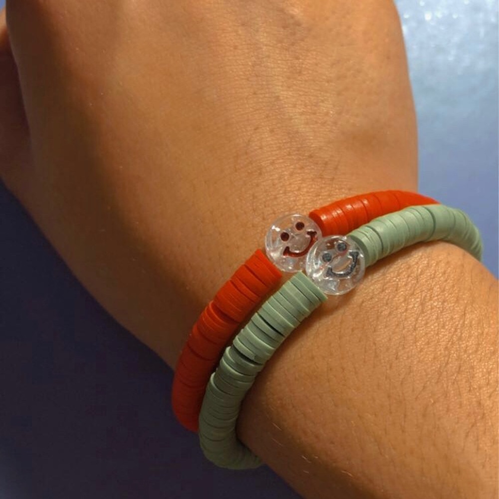 Ready For Christmas Preppy Clay Bead Bracelets 🎄❤️